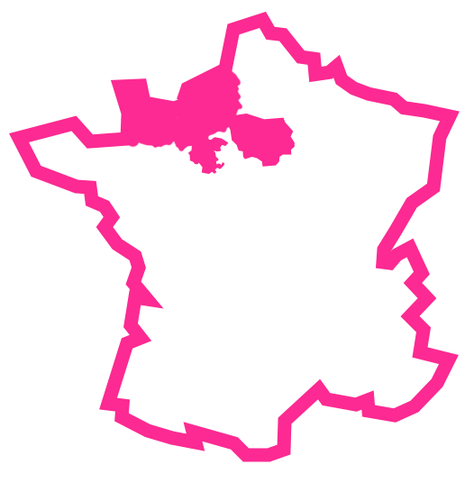 Carte des zones d'intervention EVIBATI